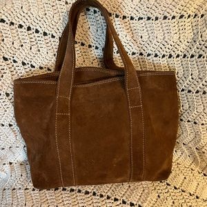 Suede purse